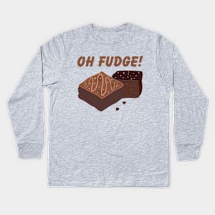 Oh Fudge! Kids Long Sleeve T-Shirt